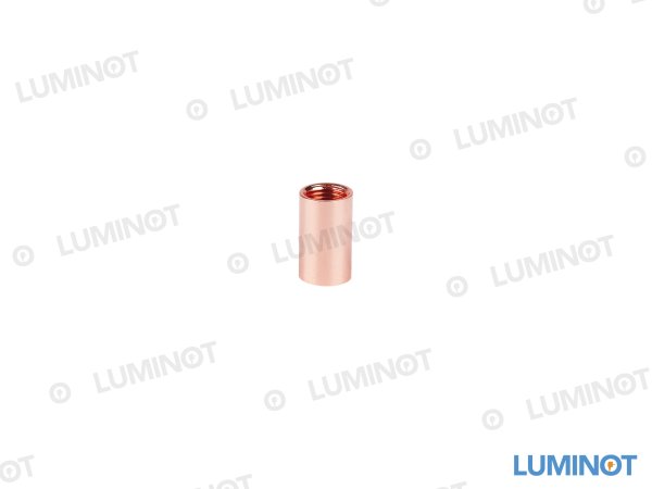 inhoud Touhou Leidingen Mof koper kleurig M10x1 - hoogte 14 mm | Luminot